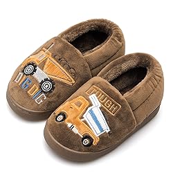 Plush Warm Slippers for Girls Boys Kids Toddlers