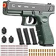 Soft Bullet Toy Gun - Semi-Automatic Handgun with Shell Ejection and Auto Rebound,Gun Toy for Teen Boys,Tactical Target Shooting Game
