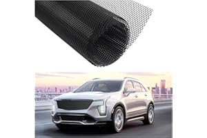 CXCCOI Rhombic Hole Car Grill Mesh Shielding Gravel Grille Guard，40 “X13” GGrill Inserts Mesh Trimmable Desired Shape，Universal Front Bumper Grill Replacement for Bumper (3x6 mm)