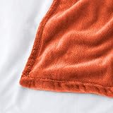 MOONLIGHT20015 Fleece Throw Blanket 130x150 cm 400 GSM Rust view 7