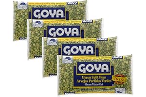 Goya Beans Green Split Peas, Dry, 4 - 1 Lb Bags (4 Pack) Dried - Great for Split Pea Soup