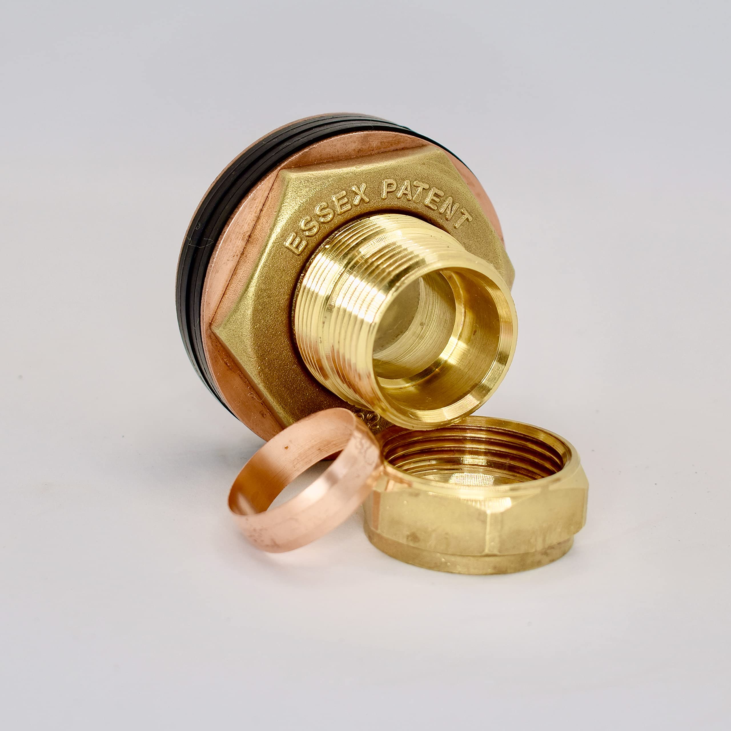 22mm Essex Flange Compression Fitting (CF1/R - EP) (NO-Stop - for Dip Tube)