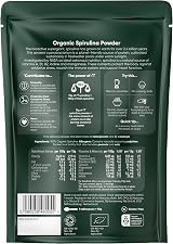 Naturya Organic Spirulina Powder 200g - Vegan, Non-GMO, High Protein & Iron view 2