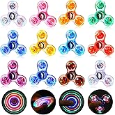 Gigilli Fidget Spinners 12 Pack, Kids Christmas Stocking Stuffers Gifts Light Up Bulk Fidget Spinners, Christmas Birthday Gifts Classroom Prizes Return Goodie Bag Stuffers, Glow Party Favors