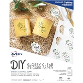 Amazon.com : Avery Printable Sticker Paper, Matte White, 8.5" x 11 ...