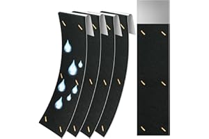 Joewuzun 4pack Gutter Noise Dampener Rain Gutter Downspout Silencer Portable Gutter Silencer Insert Adjustable Gutter Drip Si