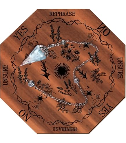 CREATCABIN 3 Pcs Bois Spirit Board Kit Tarot Card Stand