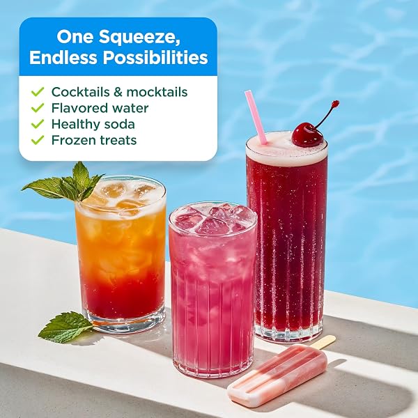 STUR ELECTROLYTE WATER ENHANCER | SWEETENED WITH STEVIA | HIGH IN ANTIOXIDANT VITAMIN C | SUGAR FREE | ZERO CALORIES | KETO | VEGAN | 5 BOTTLES, MAKES 90 DRINKS (STRAWBERRY LEMONADE)