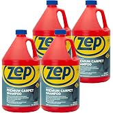 Zep Premium Carpet Shampoo - 1 Gal (Case of 4) - ZUPXC128 - Deep Cleaning and Stain Removal for Carpet Machines
