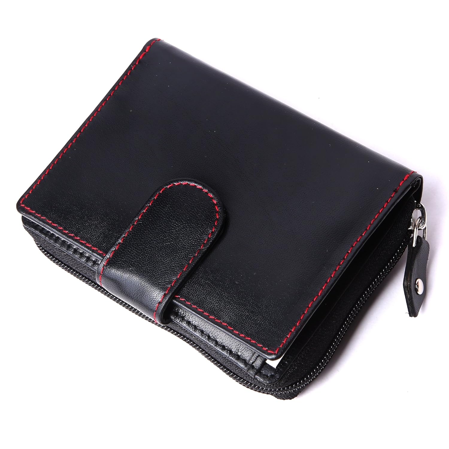 seeku ladies's genuine leather credit card holder wallet - leather clutch for women