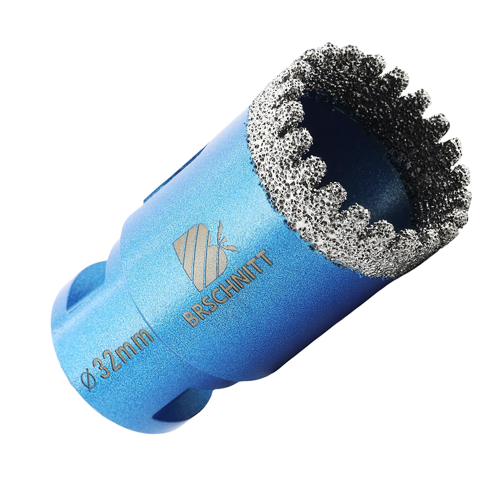 BRSCHNITT Diamond Core Drill Bit 32mm, M14 Vacuum Brazed Diamond Tip for Tile, Porcelain, Ceramic, Marble, Granite Drilling