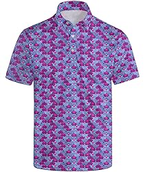 Funny Golf Shirts for Men Crazy Funny Golf Polo