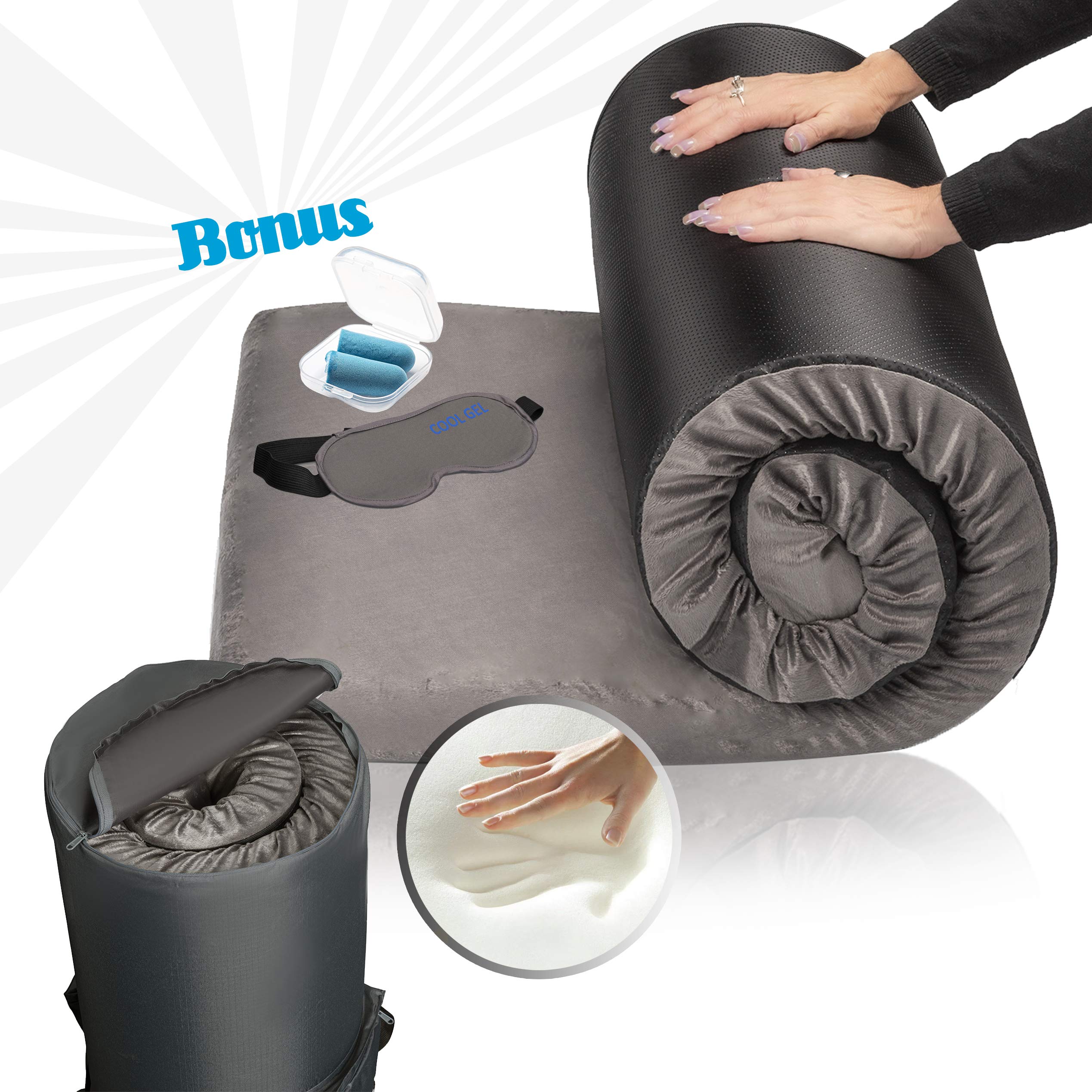 roll up travel cot mattress