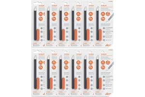Slice 10568 Ceramic Scalpel, Thin Flat Handle, Finger Friendly Blade Never Rusts, Lasts 11x Longer Than Metal, Replaceable Bl