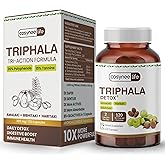 Cosynee Life Triphala 300mg 120 Capsules – 1:1:1 Blend of Amla, Haritaki & Bibhitaki for Overall Wellness