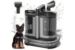 ENCHE Carpet Cleaner Machine,18Kpa Upgraded Portable Carpet Upholstery Cleaner Machine,500W Powerful Suction Deep Spot Cleaning Machines for Couch,Car Seats,Upholstery&Furniture