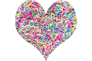 EHOPE 50g Fake Sprinkles Resin Sprinkles Fake Candy Sprinkles Clay Sprinkles Polymer Sprinkles Polymer Clay Slices for Nail A