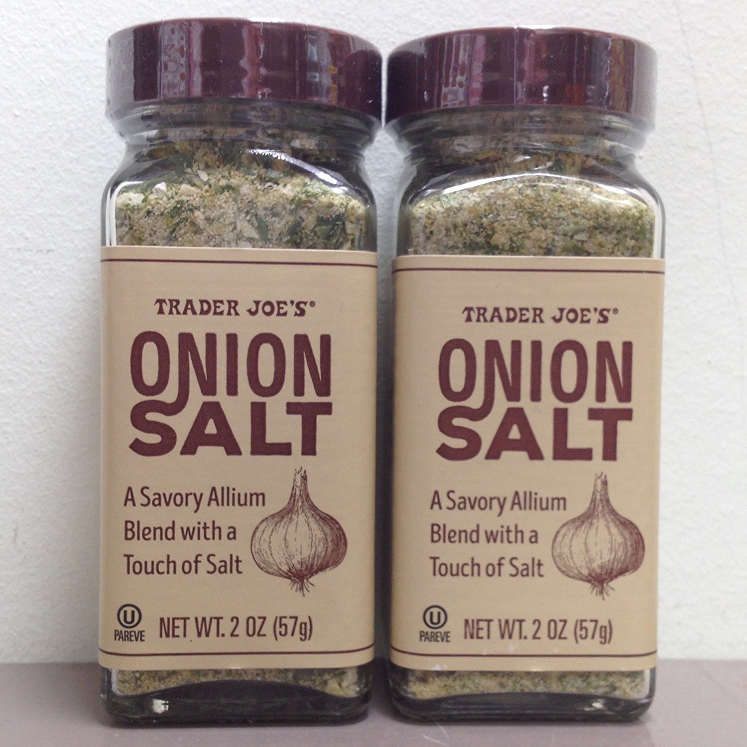 Trader Joe's Onion Salt (Pack of 2) : Grocery & Gourmet Food