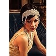 BABEYOND 1920s Flapper Headpiece Roaring 20s Headband Great Gatsby Headband for Women Vintage Hair Accessory