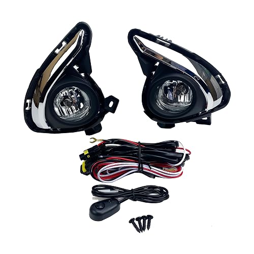 DLAA Front Fog Light Assembly (Pair) – For Mazda 2 DJ/DL 2015-2018, H11 Yellow 4300K