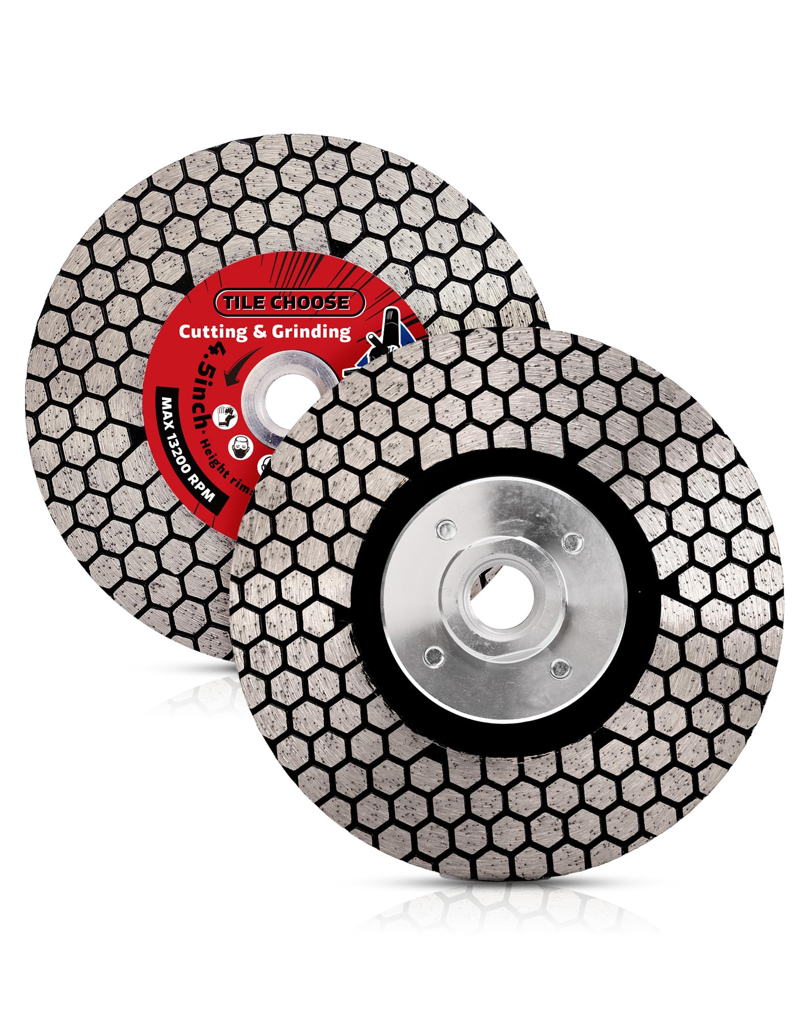 Casaverde 115mm Porcelain Cutting Disc with M14 Arbor Cutting and Grinding for Granite Marble Ceramic Tiles