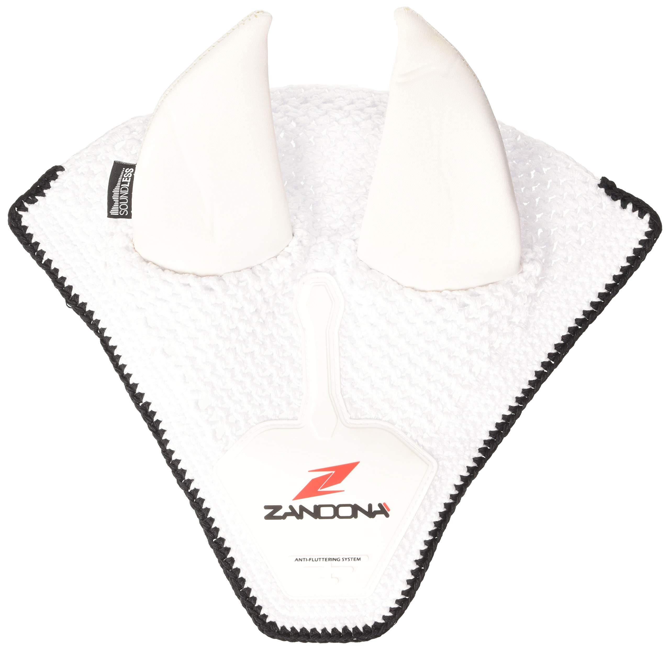 Zandonà AFS Soundless Ear Cap, Protection for Horses No Gender, E9095Wepywe, Bianco, Pony