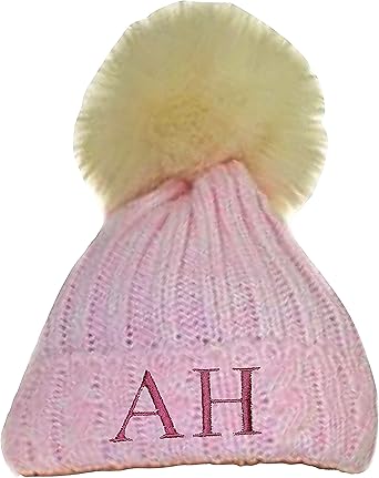 personalised pom pom hats