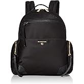 Michael Kors Prescott Large Backpack, Gold-Tone Hardware/Black