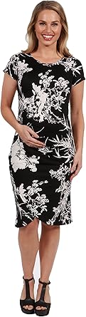 white fitted knee length dress