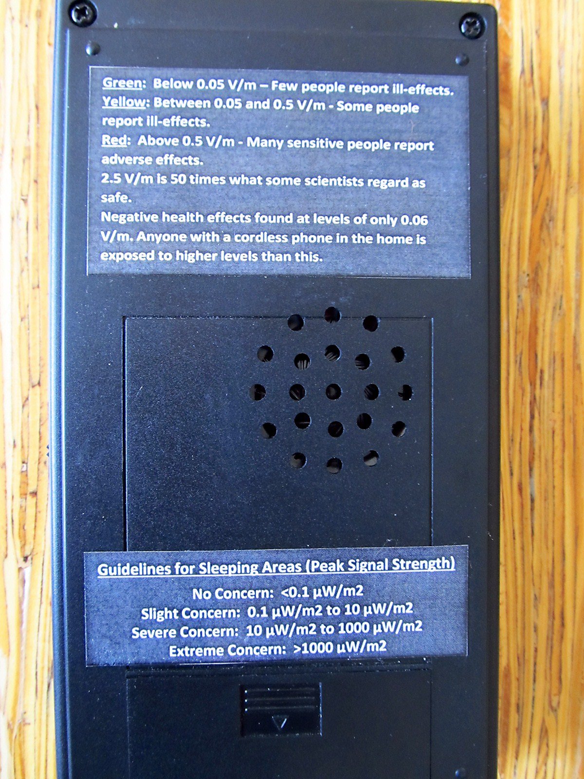 Acoustimeter RF Meter Model AM10 Radio Frequency Meter EMF Protection