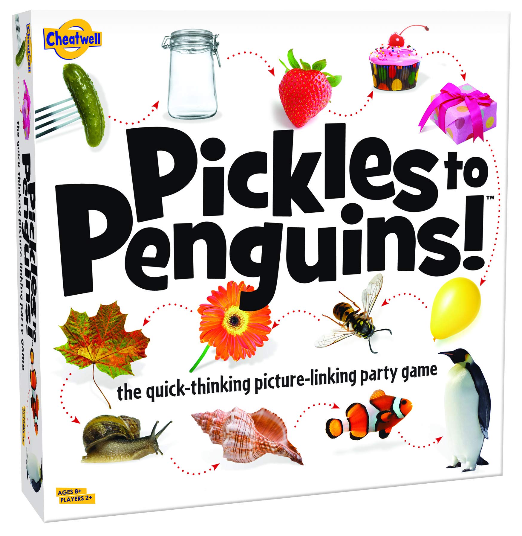 Cheatwell Games Pickles to Penguins - The Quick Thinking Family Party Game With 400 Cards And 800 Different Pictures - For Ages 8 And Over