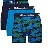 Champion mens Everyday Active Lightweight Stretch Variety Boxer Briefs - 3 Pack