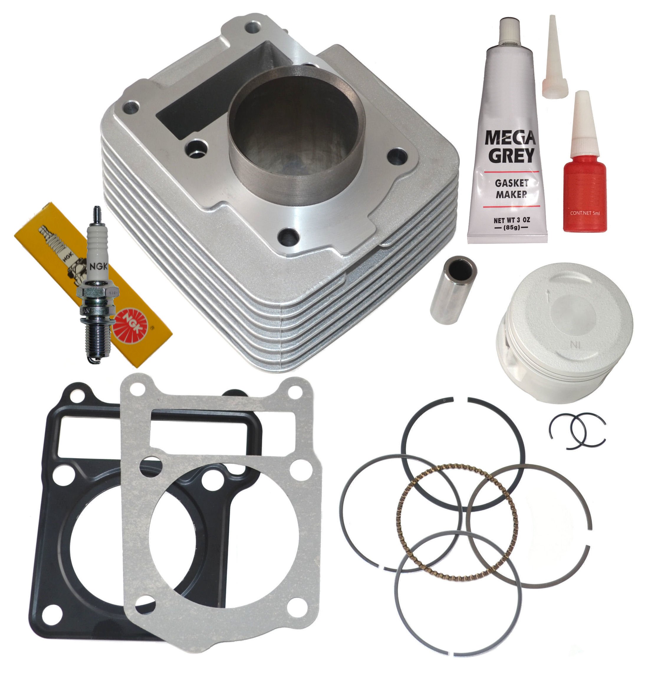 Amazon.com: CYLINDER PISTON RINGS TOP END SET KIT FITS YAMAHA TTR 125  TTR125 TTR-125 2000-2004: Automotive