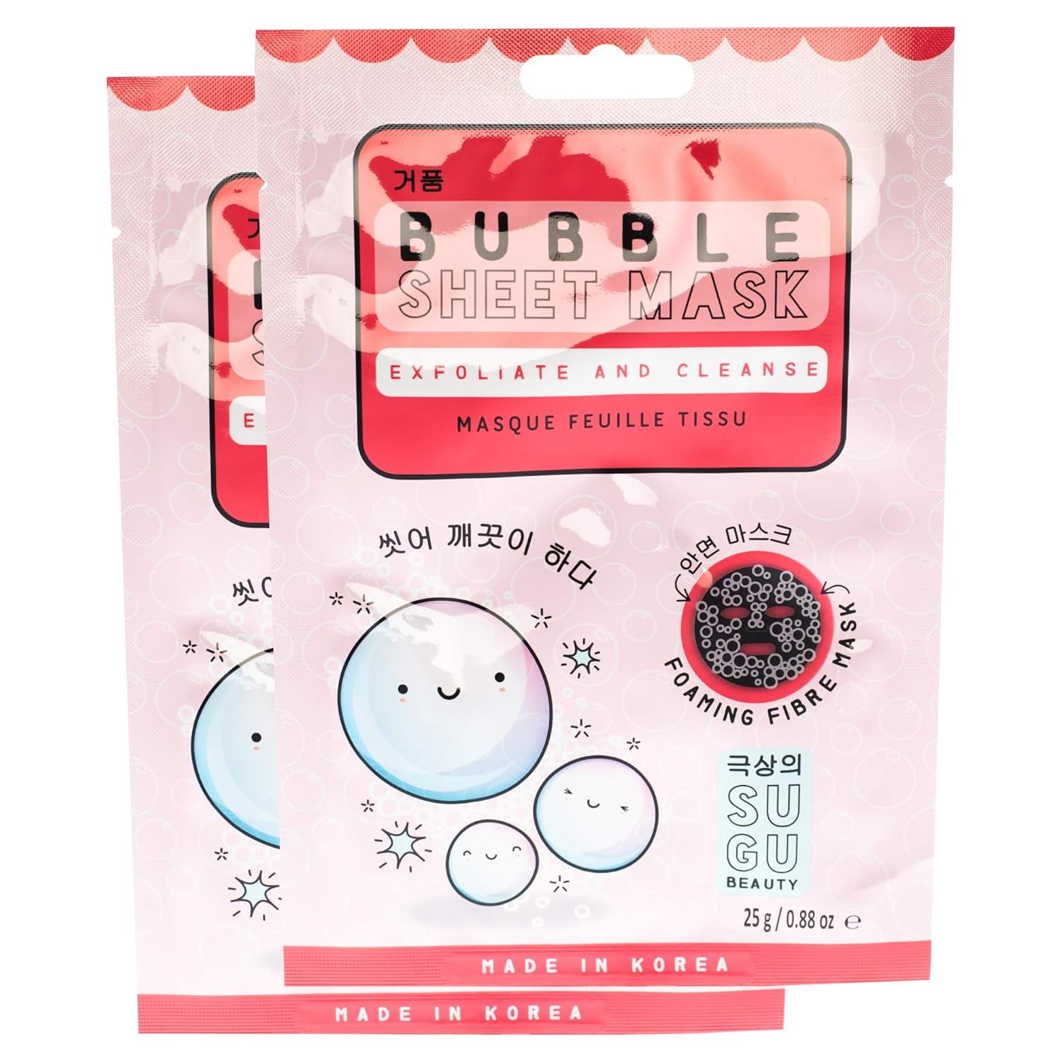 SUGU Beauty Korean Exfoliating & Cleansing Foaming Bubble