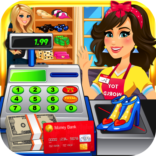 Mall & Supermarket Shopping Girl Simulator - Cashier & Cash Register Kids Games FREE