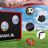 BAGAIL 180x120cm Soccer Goal with Target 2-in-1 Portable Garden Goal view 4