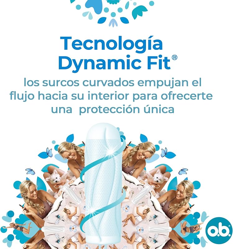 Tampones OB ProComfort Ultimate Comfort (1 x 16), tampones de absorbencia normal sin sustancias químicas nocivas ni fragancia, tampones sin aplicador no blanqueados con cloro — foto 3 de 8