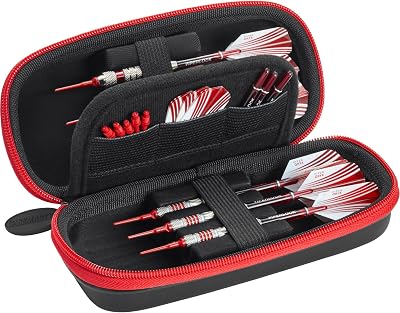 Casemaster Sentry Dart Case Red Zipper Six Darts TacTech Foam