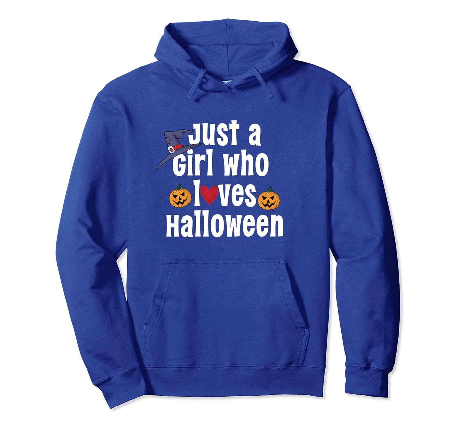 Just A Girl Who Loves Halloween Hoodie Cute Funny Gift-ANZ