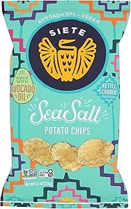 Siete Family Foods Sea Salt Potato Chips, 5.5 oz Bag