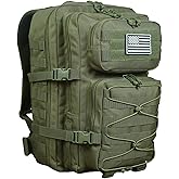 MOUNTAINGATE 38L Military Tactical Backpack for Men and Women Molle Army 3 Day Assault Pack Survival Molle Back Pack with Laptop Compartment