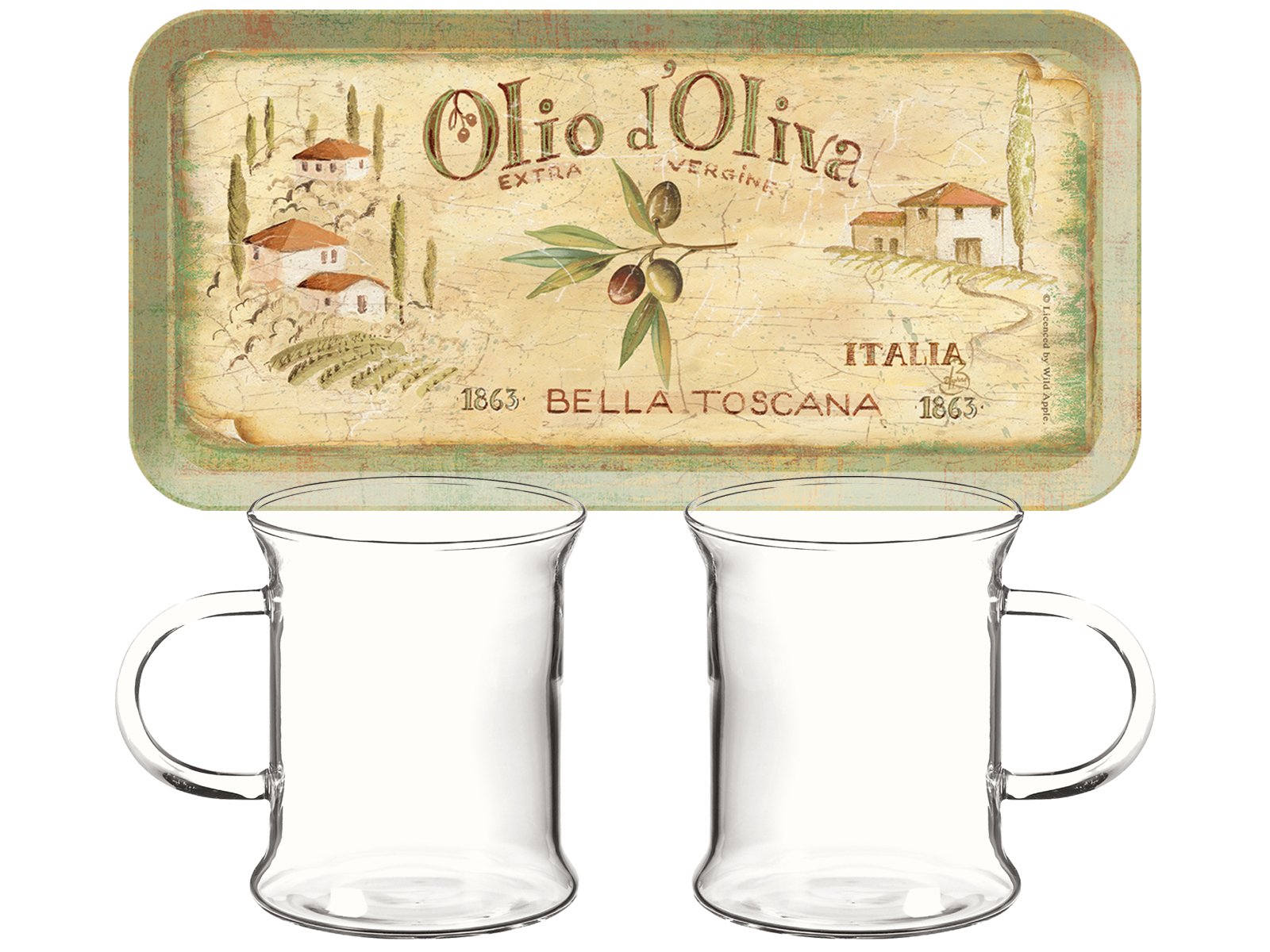 Creative Tops 5189661 Tops Olio D'oliva Tea for Two Set, Green, 16 x 9.9 x 28 cm