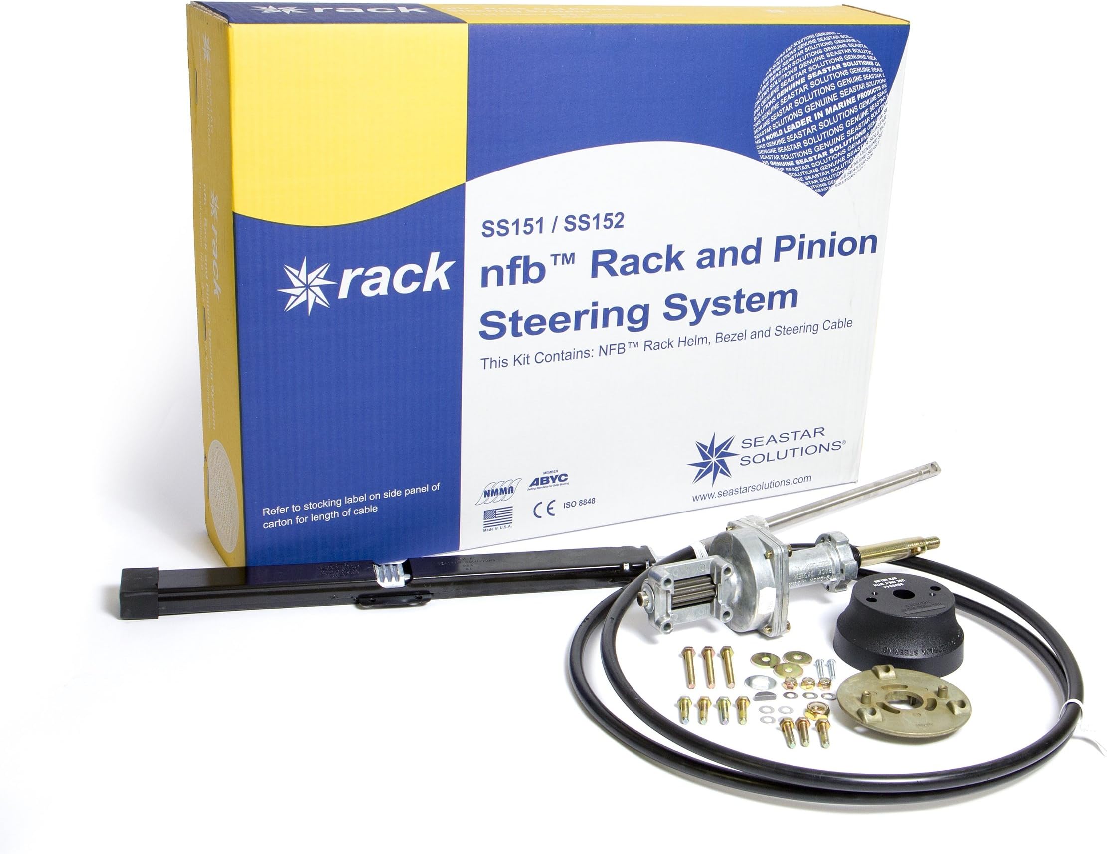 SS152xx No Feedback Pro Rack Steering Kit With Dual Steering Cable