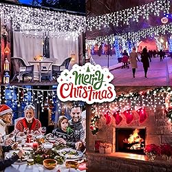 KNONEW Christmas Lights Outdoor Decorations 400 LED