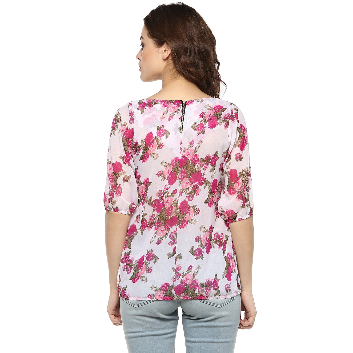 mayra women's georgette top (1704t09840)