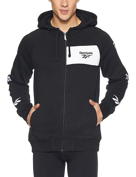 felpa reebok uomo amazon