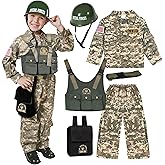 Dress Up America Army Costume for Boys – Military Soldier Special Forces Set – Kids Tactical Outfit for Halloween & Roleplay
