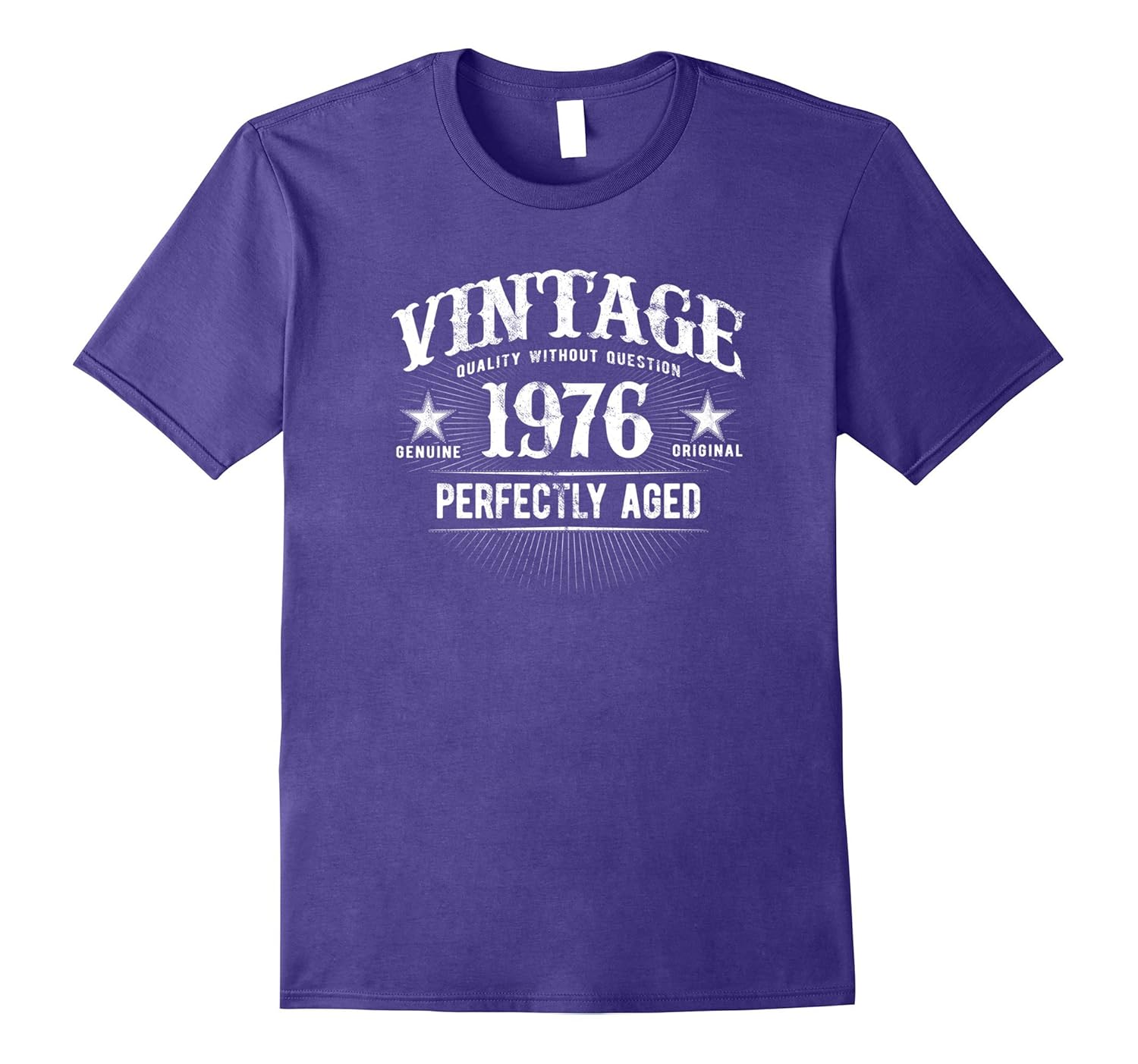 Vintage 1976 T-Shirt 41st Birthday Gift Perfectly Aged-Rose