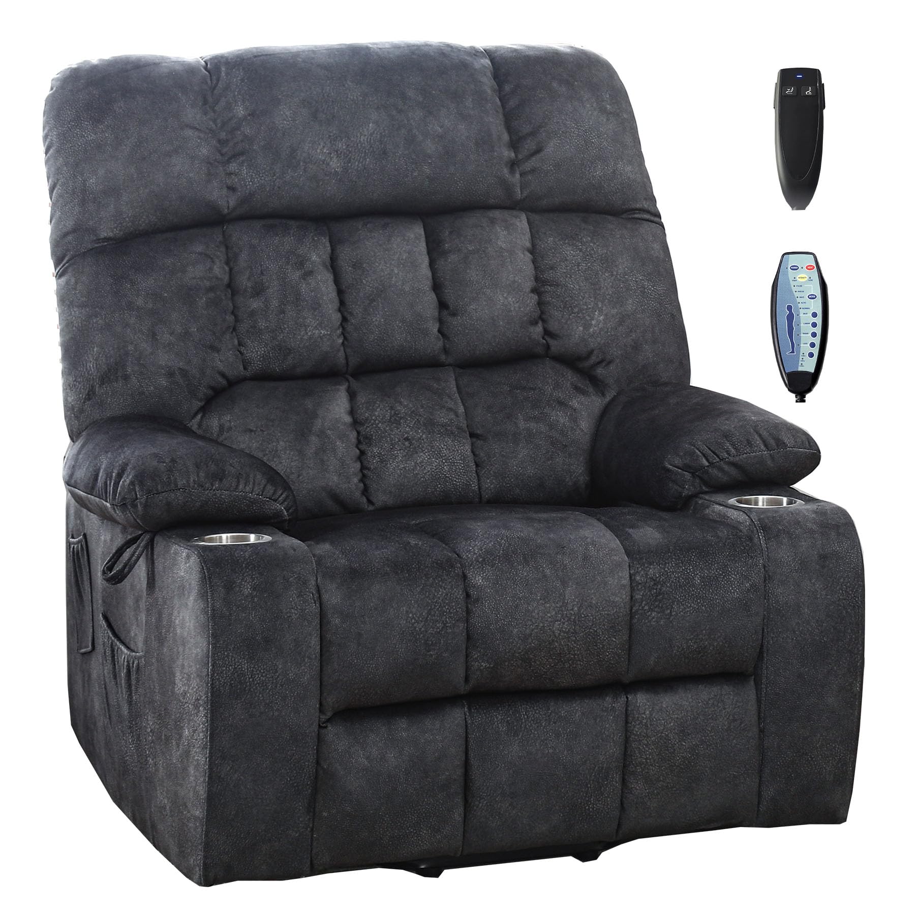Photo 1 of ***BOX #3 OF 3 -MISSING BOX #1 & 2 -SELLING AS INCOMPLETE PARTS ONLY*** RHHVVR Oversized Recliner Chairs for Big and Tall 400 LBS, 25.5" Extra Wide Seat Electric Lift Chair with Massage and Heat, Large Power Recliners for Living Room, Home Theater, Wall H