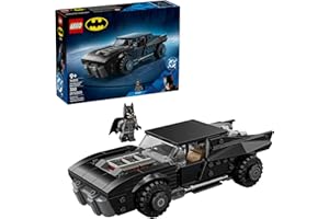 LEGO DC Batman: The Batman Batmobile Building Toy for Kids - Building Blocks with Minifigure & Golden Coin - Super Hero Room 